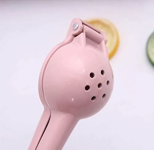 YI LIGHTING Metal Manual Citrus Lemon Lime Squeezer Juicer, Fruit Juicer, Metal, Kitchen Tool (Pink) | Efficient Extraction thumbnail 6