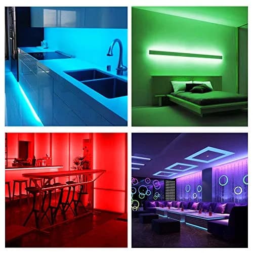 DAYBETTER 32.8 ft LED Strip Lights Color Changing | Remote & Power Supply Kit for Indoor Use thumbnail 8