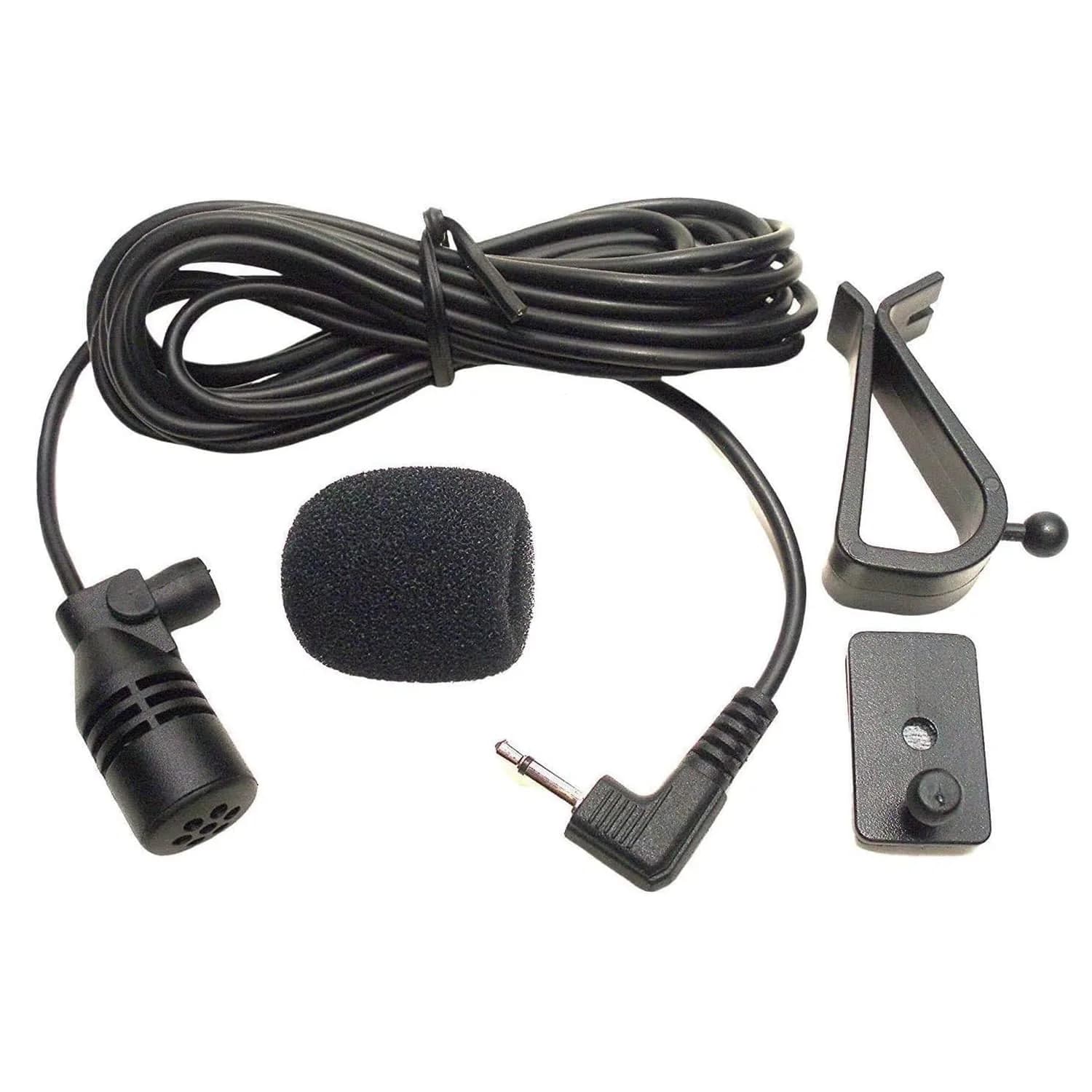 XIXIXIAXIA 2.5mm Microphone Assembly for Car Stereo | High Sensitivity, 4M Wire, Replacement Mic — 2.5mm