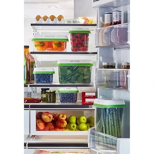 Rubbermaid FreshWorks Produce Containers, Medium/Large, 6-Piece Set | Keeps Produce Fresher Longer thumbnail 6