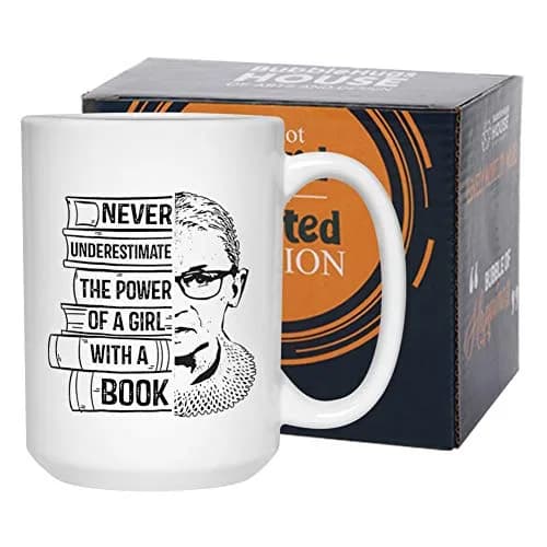Bubble Hugs Bookworm Mug 15oz | Bookish Coffee Mug for Readers & Book Clubs thumbnail 1