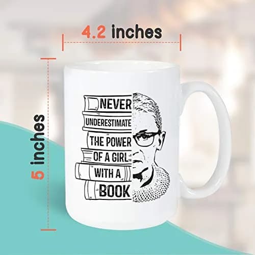 Bubble Hugs Bookworm Mug 15oz | Bookish Coffee Mug for Readers & Book Clubs thumbnail 4