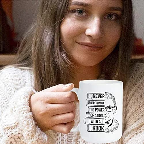 Bubble Hugs Bookworm Mug 15oz | Bookish Coffee Mug for Readers & Book Clubs thumbnail 7