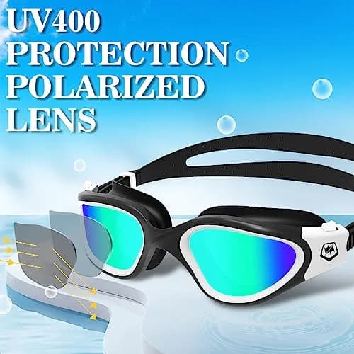 WIN.MAX Polarized Swimming Goggles with Anti-Fog & UV Protection | 156 g (5.5 oz) thumbnail 2