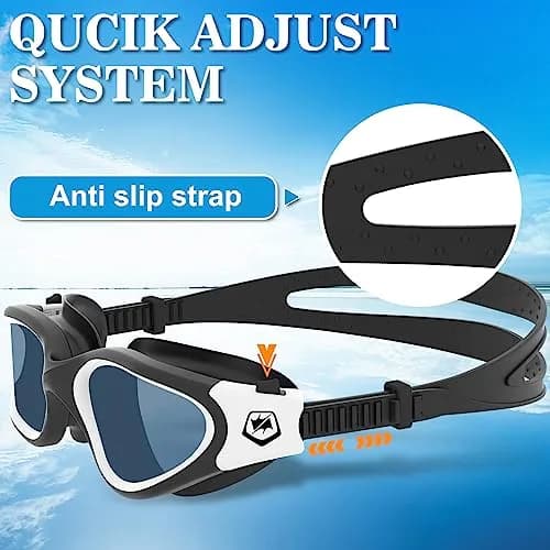 WIN.MAX Polarized Swimming Goggles with Anti-Fog & UV Protection | 156 g (5.5 oz) Pack of 1 thumbnail 5
