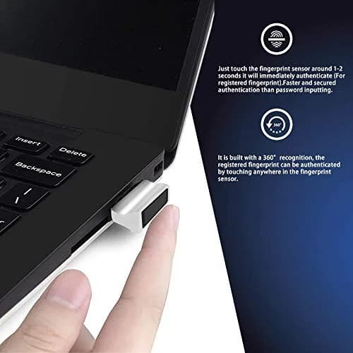 TEC Mini USB Fingerprint Reader for Windows 11/10 Hello, TE-FPA2 Biometric Fingerprint Scanner Dongle | Password-Free Login & File Encryption thumbnail 7