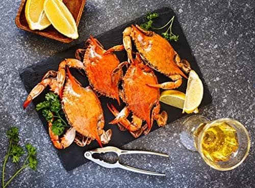 Ajmyonsp 3-Piece Stainless Steel Crab & Nut Cracker Set with Storage Bag | Heavy Duty Zinc Alloy Tools thumbnail 5