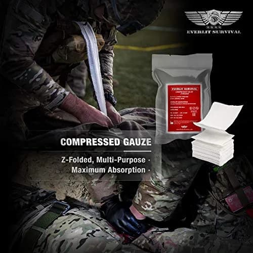 EVERLIT Advanced Emergency Trauma Kit, 92 Piece Set | Military-Grade First Aid for Outdoors & Disasters thumbnail 7