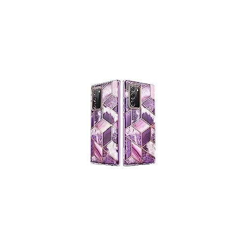 i-Blason Cosmo Series Case for Galaxy Note 20 5G 6.7 in | Marble Purple, Drop Tested thumbnail 4