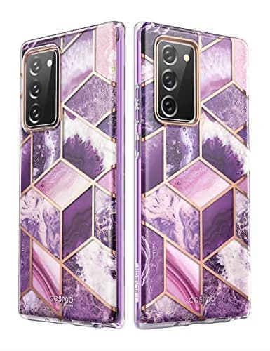 i-Blason Cosmo Series Case for Galaxy Note 20 5G 6.7 in | Marble Purple, Drop Tested thumbnail 7
