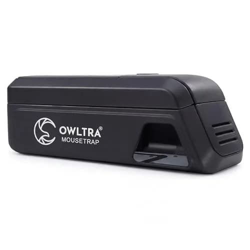 OWLTRA OW-1 Electric Rat Trap with Pet-Safe Trigger | 10.39 cm (4.09 in) x 12.80 cm (5.04 in) x 27.79 cm (10.94 in) — Electric Mouse Trap