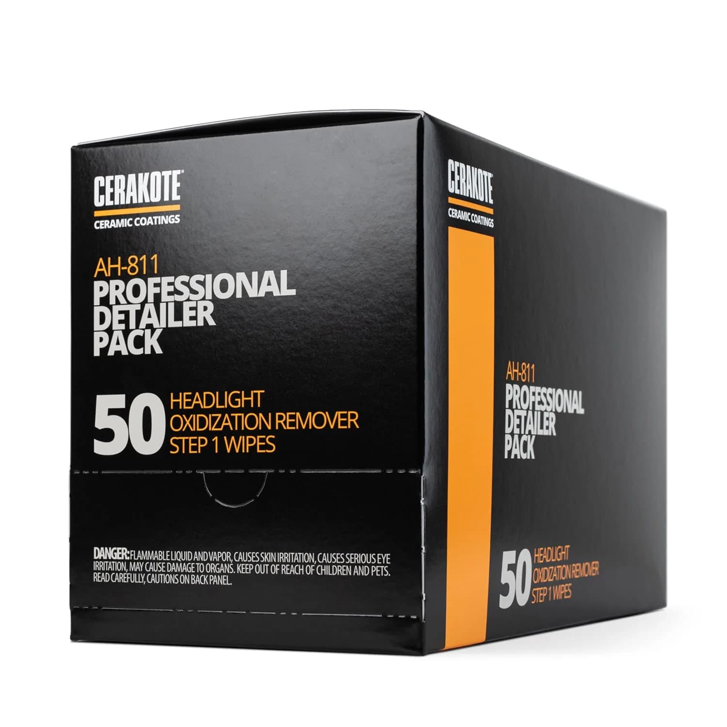CERAKOTE Ceramic Headlight Restoration Professional Detailer Pack 50 Wipes | Removes Oxidation Without Power Tools - view 2