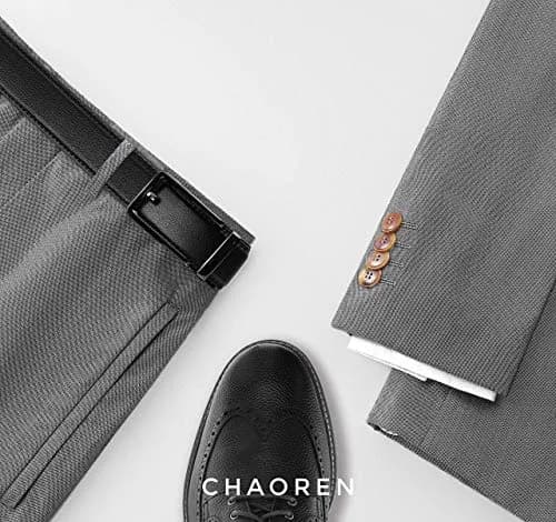CHAOREN Leather Ratchet Belt for Men - 1 3/8" Adjustable Waist 32"-38" | Trim to Fit, Scratch Resistant Buckle thumbnail 5