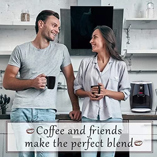 Moss & Stone Mini Drip Coffee Maker with 2 Mugs, 5oz Capacity | Compact Single Serve Brewer thumbnail 7