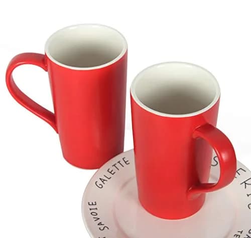Smilatte 20 oz Large Coffee Mugs Set of 2 | Durable Ceramic Drinkware for Dad Men thumbnail 5