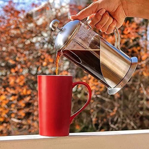 Smilatte 20 oz Large Coffee Mugs Set of 2 | Durable Ceramic Drinkware for Dad Men thumbnail 6