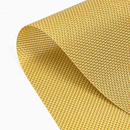 SHACOS Gold Wedge Placemats Set of 4 | 45.5 x 30 cm (17.7 x 11.8 inches) thumbnail 3