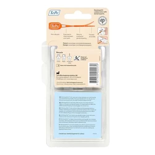 TePe Easypick Dental Picks XS/S Orange 60 Count (1.4 x 7.9 x 15.2 cm) | Patented Oral Hygiene Tool thumbnail 4
