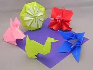 Taro's Origami Studio Large 10 Inch Square Origami Paper 50 Sheets (25cm) | Made in Japan thumbnail 7