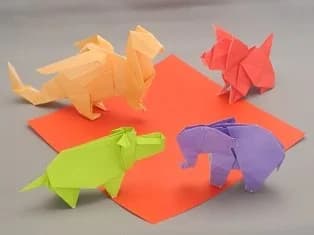 Taro's Origami Studio Large 10 Inch Square Origami Paper 50 Sheets (25cm) | Made in Japan thumbnail 9