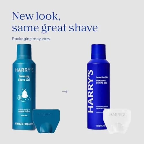 Harry's Original Shaving Kit for Men - Razor Handle, 3 Refills, Shave Gel | Close, Comfortable Shave with German Engineering (120 chars) thumbnail 8