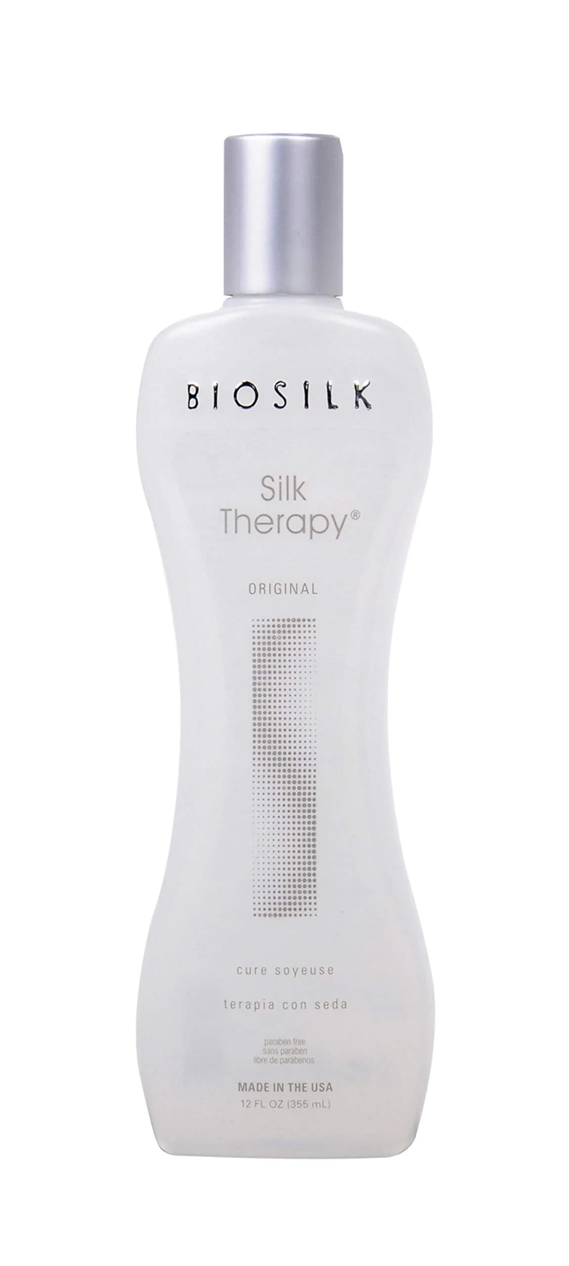 BioSilk Silk Therapy Original Leave-In Hair Treatment 1005ml (34 Fl Oz) | Repairs & Prevents Split Ends — 12 Fl Oz