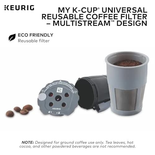 Keurig My K-Cup Reusable Coffee Filter Gray | Brew Ground Coffee with MultiStream Technology thumbnail 6