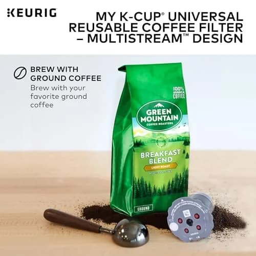 Keurig My K-Cup Reusable Coffee Filter Gray | Brew Ground Coffee with MultiStream Technology thumbnail 8