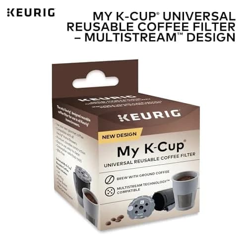 Keurig My K-Cup Reusable Coffee Filter Gray | Brew Ground Coffee with MultiStream Technology thumbnail 2