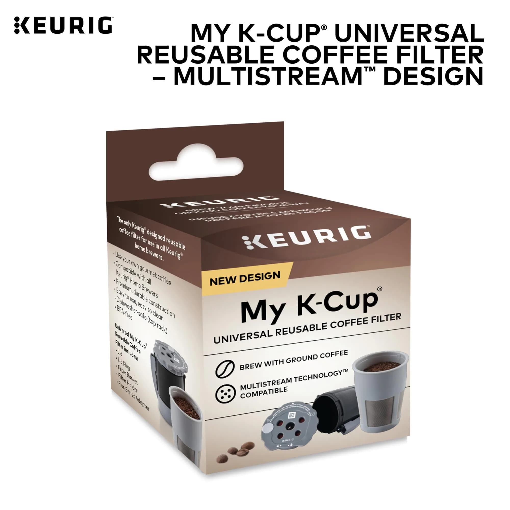 Keurig My K-Cup Reusable Coffee Filter Gray | Brew Ground Coffee with MultiStream Technology - view 2