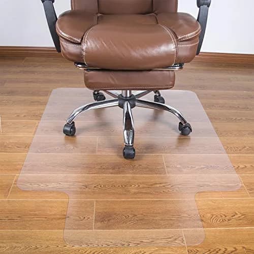 HOMEK Clear Office Chair Mat for Hardwood Floor 91cm x 122cm (36"x 48") | Protects Floors from Scratches thumbnail 8