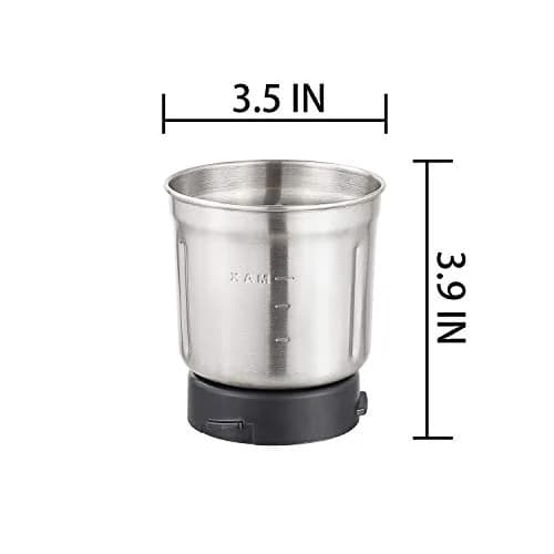 DR MILLS Small Home Appliance Stainless Steel Chopping Cup 70g | Compatible with DM-7412M & N thumbnail 4