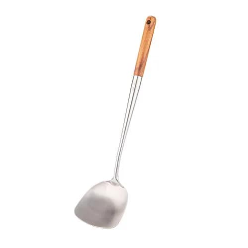 FJNATINH Wok Spatula - 17 Inch Stainless Steel Wok Turner for Cast Iron Skillet | Durable, Heat-Resistant & Dishwasher Safe thumbnail 1