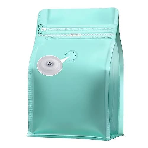 REMTAP Blue 8oz (227g) Coffee Bags with Valve | 50-Piece Airtight & Reusable Storage Pouches thumbnail 1