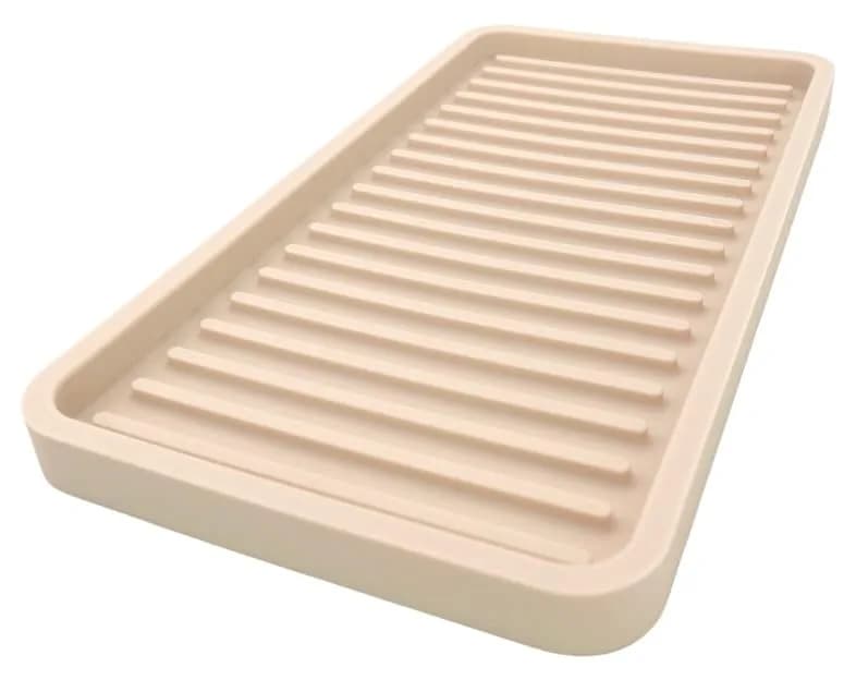 Happitasa Silicone Sink and Surface Organizer Tray, 10"x5.25" | Heat Safe & Dishwasher Safe thumbnail 2