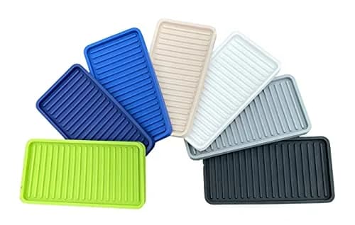 Happitasa Silicone Sink and Surface Organizer Tray, 10"x5.25" | Heat Safe & Dishwasher Safe thumbnail 10