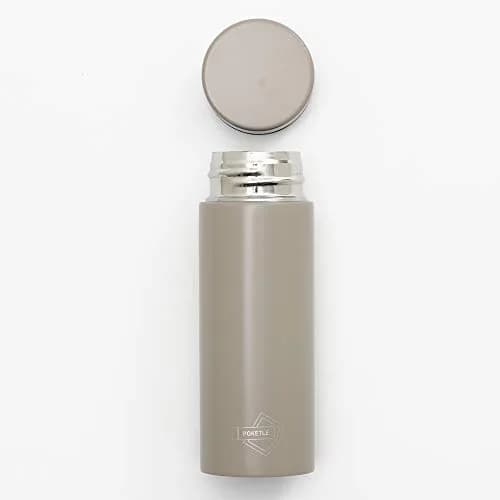 IPPINKA Poketle Personal Insulated Bottle 120ml | Lightweight Stainless Steel Beige thumbnail 2