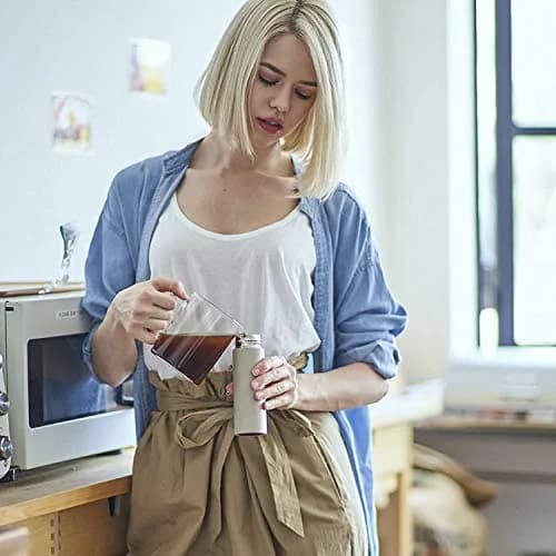 IPPINKA Poketle Personal Insulated Bottle 120ml | Lightweight Stainless Steel Beige thumbnail 3