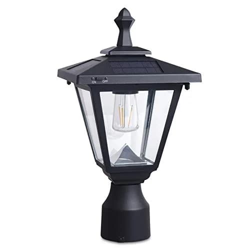 KMC LIGHTING Solar Post Light ST4330Q-A | Waterprooff Aluminum Outdoor Garden Lamp thumbnail 1