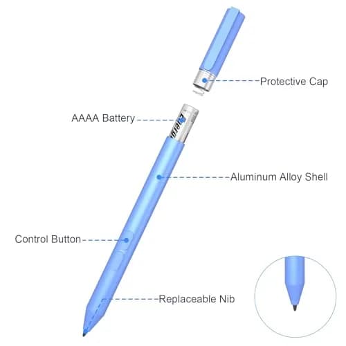 hacey MPP 1.51 Pen for Surface Pro 11/10/X/9/8 300-Day Battery Life | Precision Stylus for Digital Art & Notes thumbnail 4