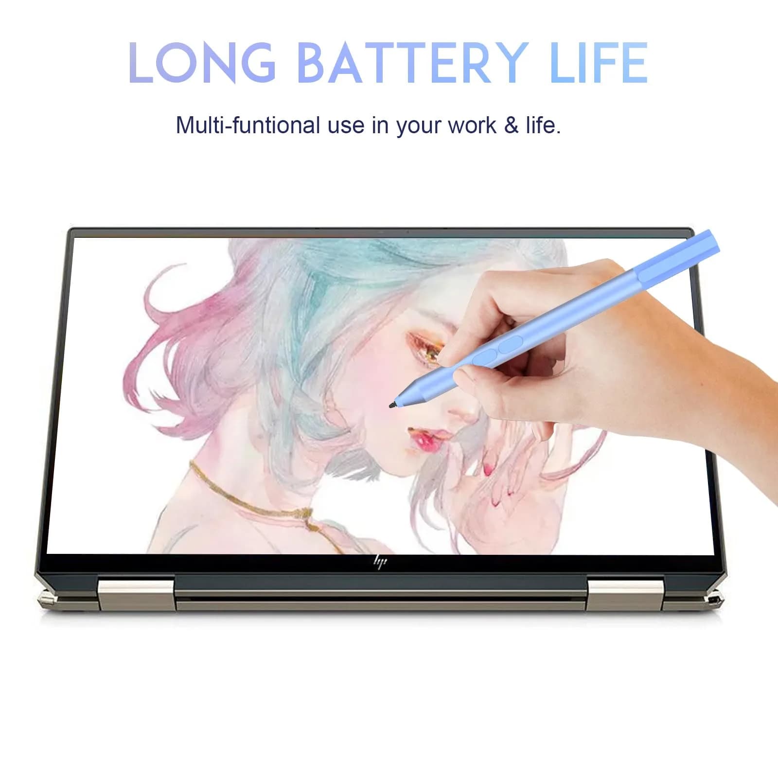 hacey MPP 1.51 Pen for Surface Pro 11/10/X/9/8 300-Day Battery Life | Precision Stylus for Digital Art & Notes - view 8