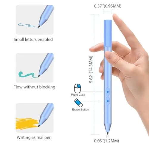 hacey MPP 1.51 Pen for Surface Pro 11/10/X/9/8 300-Day Battery Life | Precision Stylus for Digital Art & Notes thumbnail 3