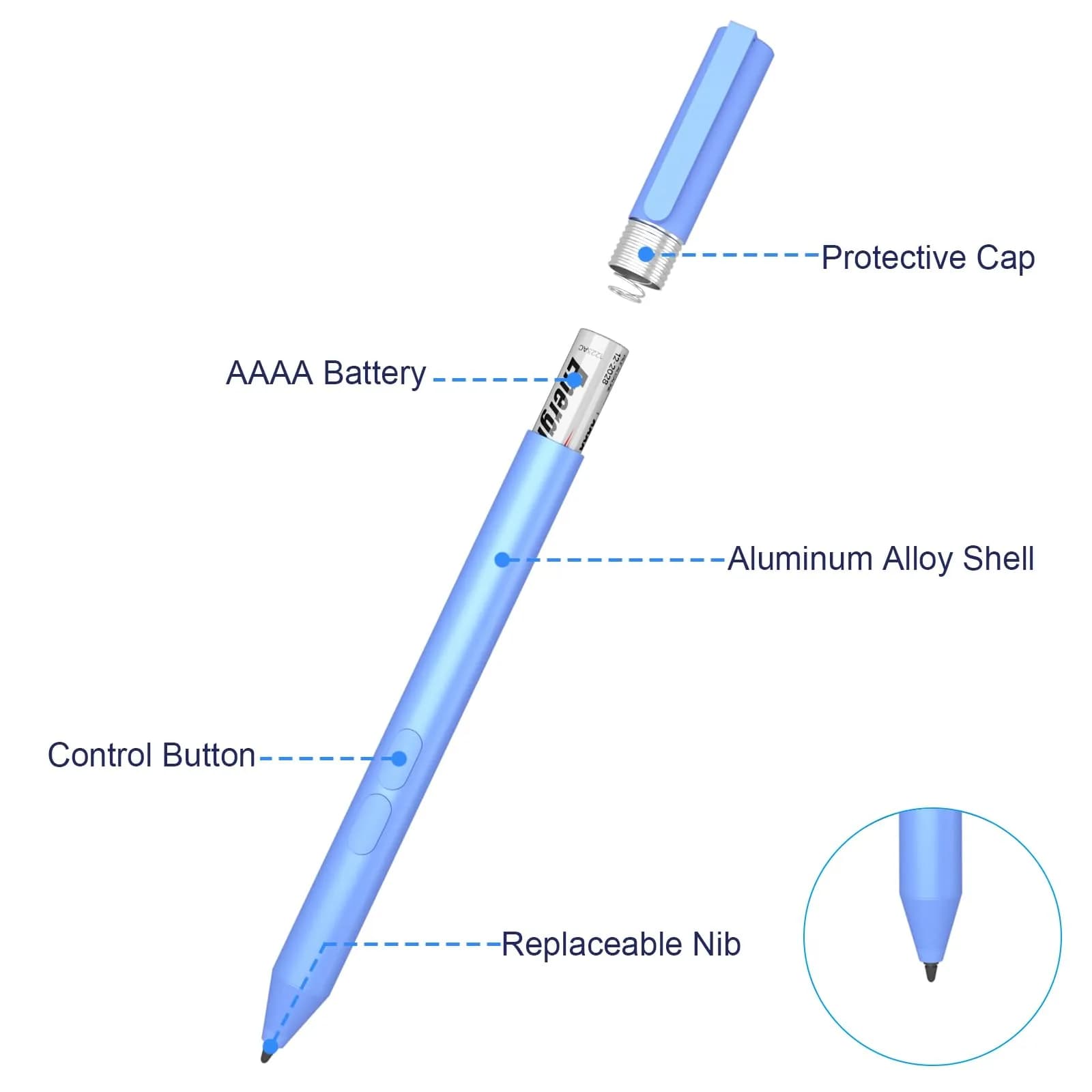 hacey MPP 1.51 Pen for Surface Pro 11/10/X/9/8 300-Day Battery Life | Precision Stylus for Digital Art & Notes - view 4