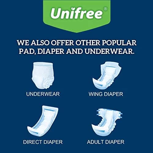 UNIFREE Disposable Changing Pads 17x24inch | Waterproof, Ultra Soft, 200 Count thumbnail 3