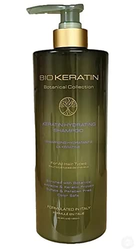 Bio PureOils Bio Keratin Hydrating Shampoo 1000ml (33.8 Fl Oz) | For All Hair Types thumbnail 1