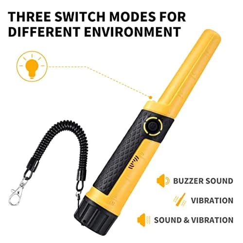 SAKOBS Pinpointer Metal Detector IP68 Waterproof Handheld | Precise 360° Side Scan for Treasure Hunting thumbnail 4
