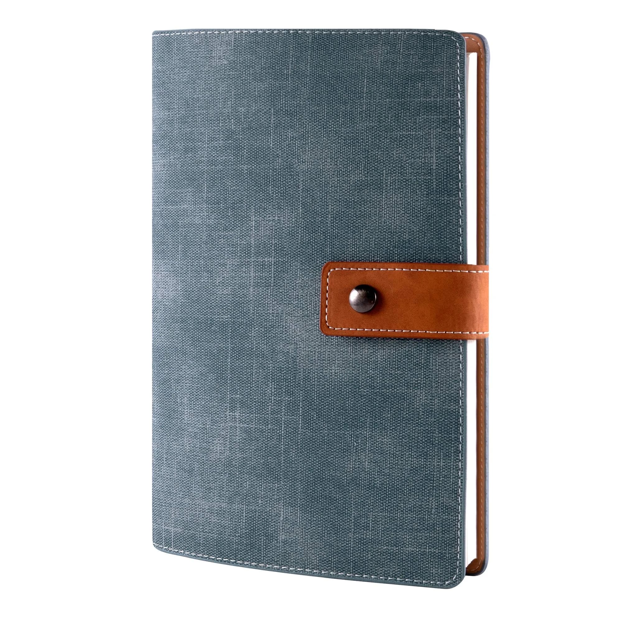 CAGIE A5 Refillable Faux Leather Binder Journals 6 Ring Binder | Premium Water-Resistant Leather, Thick 120gsm Paper, Reusable