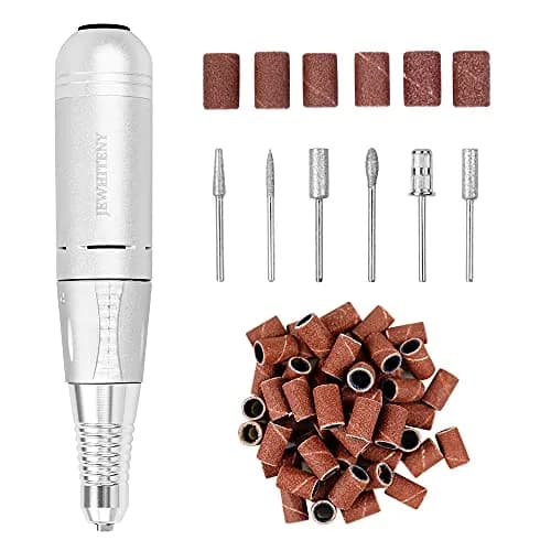 JEWHITENY Portable Electric Nail Drill Machine 35000 RPM with 50 Sanding Bands | Professional Manicure Pedicure Tool thumbnail 1
