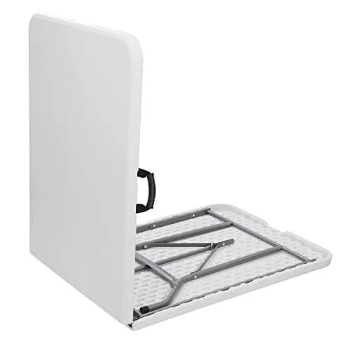 ZENY 6ft Folding Table | Heavy Duty Portable Picnic & Indoor Outdoor Table in White thumbnail 8