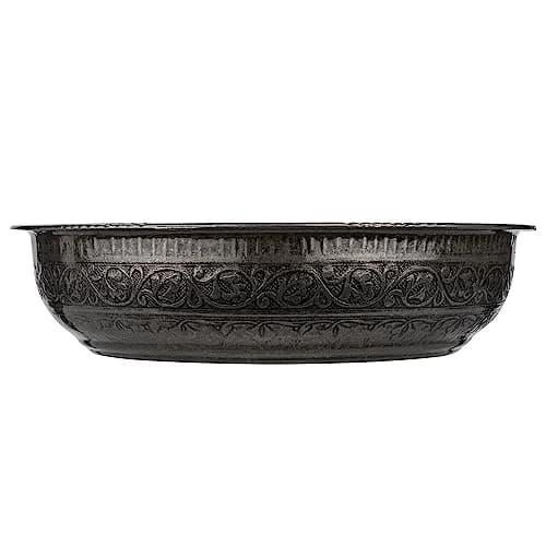 Alisveristime Turkish Hammam Bowl Black 20 cm (7.87 in) | Authentic Zamac with Turkish Motifs thumbnail 6